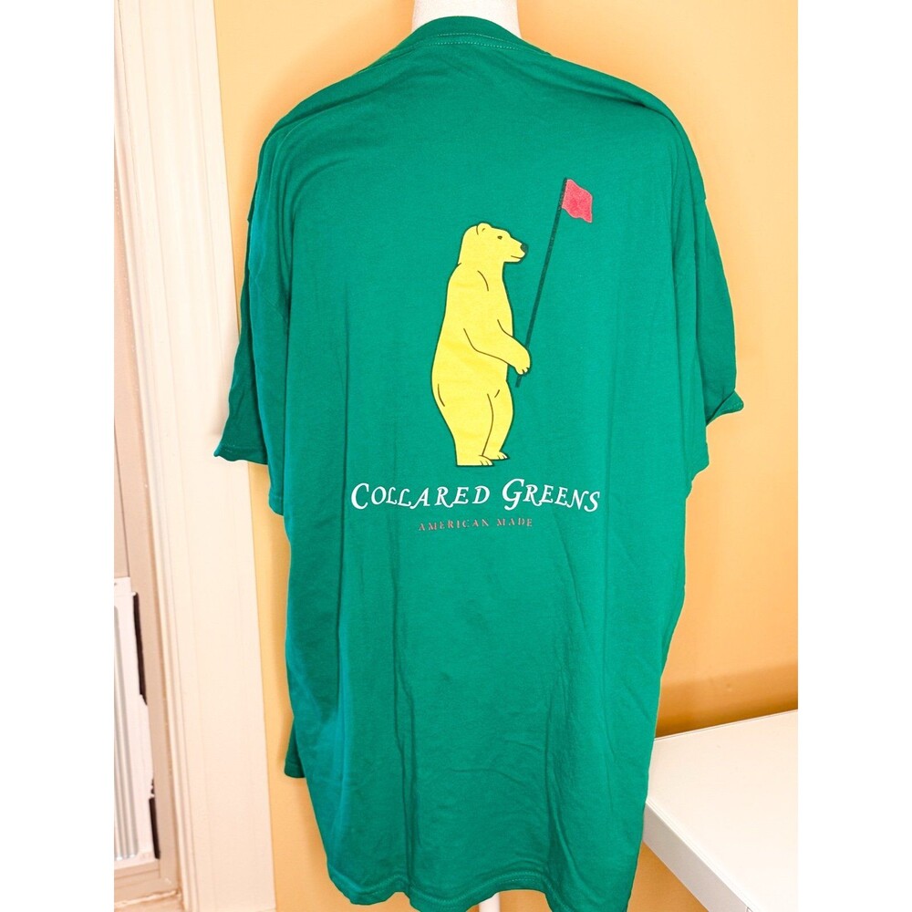 Collared Greens Green Graphic T Shirt XXL